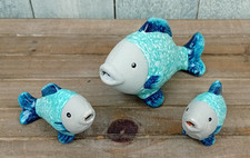 3er Set Deko Fische aus