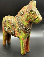 Deko Holz Dalapferd Stil