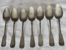 Aus einer Auflösung: 7 alte Gowe Alpacca Löffel