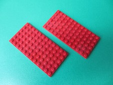 Lego 2 x Platte 3028 dunkelrot