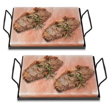 Salzstein BBQ Mahlzeit