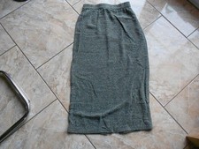 Hildegard Ziesche Rock Wollrock 38 Grau schwarz meliert Sehr gut #D0599