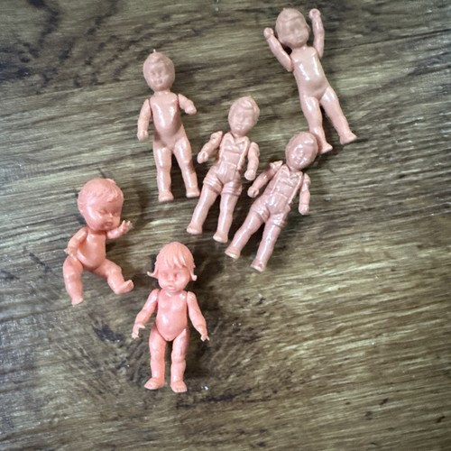 Vintage kunststoff babypuppen - vintage, kunststoff-babypuppen