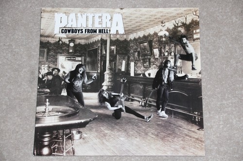 Pantera black vinyl cowboys - black,