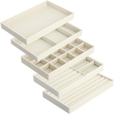 Schmucktablett Set aus Samt