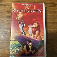 Walt Disney - König der Löwen Hologramm Meisterwerk Edition VHS !
