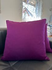 GARNIER-THIEBAUT  Kissenüberzug mit Füllung lila