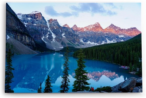 120x80cm wandbild moraine lake - 120x80cm,