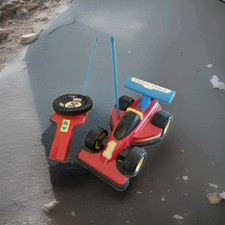 Fisher Price 2825 RC Auto Ferngesteuertes Rennauto 90er Jahre Vintage getestet