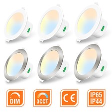 LED Einbaustrahler IP44/IP65