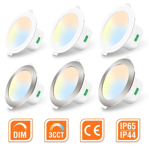 Led einbaustrahler ip44 - einbaustrahler, ip44/ip65