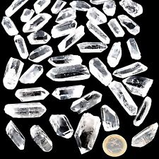 kleine Bergkristall Spitzen glasklar in AAA - Qualität Länge ca. 20 – 50 mm