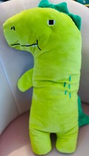 Kinder Sicherheitsgurt Gurtpolster Gurtschutz Dinosaurier  Stofftier Plüsch grün