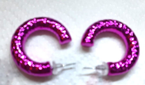 Magentafarbene halbcreolen 3 - magentafarbene,