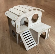 Hamster, Hamsterhaus, Holzversteck, Hamsterkäfig-Zubehör