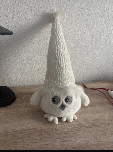Weiße eule stoff - weiße,