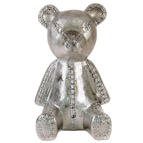 Spardose teddy silber - spardose,