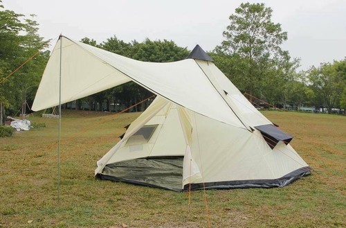 Mit vorzelt campingzelt - vorzelt, 10
