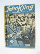 John Kling Krimi von 1951 Nr. 58  Petersen Vlg im Z (3-4). 103723