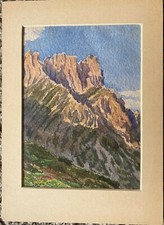 G. Pluthner 1927 Watercolor