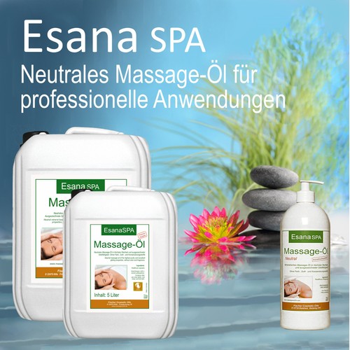 Massageöl neutral esana spa - massageöl, "esana