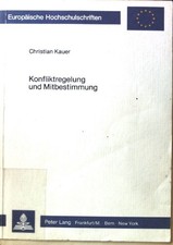 Konfliktregelung und