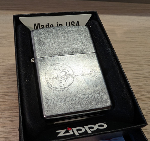 Original zippo feuerzeug rock - original,