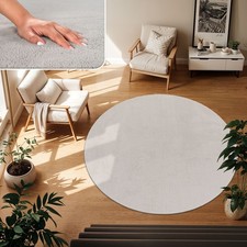 Wohnzimmer Teppich Esszimmer Kurzflor Einfarbig Modernes Design Waschbar Soft