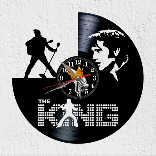 Vinyl schallplatten wanduhr - schallplatten,