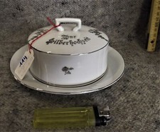 Geschirr, Porzellan, Silberhochzeit, Butterdose, antik, Nr. 114
