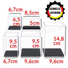 Klein Acryl Vitrine Plexiglas Display Case Modellautos 1:64 Mini Figur Vitrinen