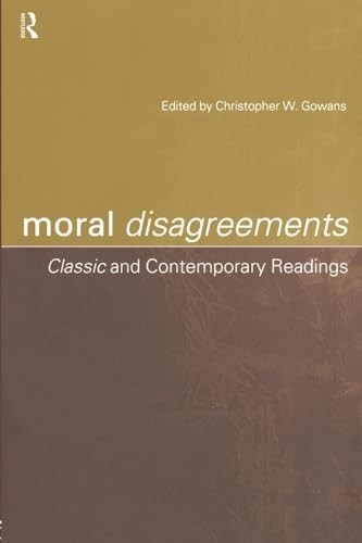 Moral disagreements classic - disagreements:,
