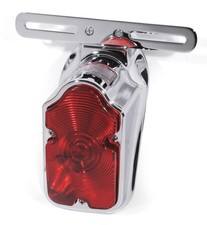 Rücklicht Chrom Tombstone für Harley Davidson New Style Heritage Springer ECE