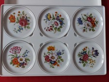 6 Porzellanuntersetzer von Fürstenberg
