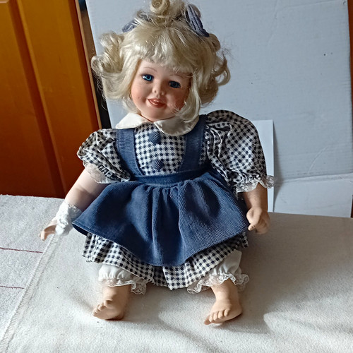 Spielpuppe mädchenpuppe blond - mädchenpuppe,