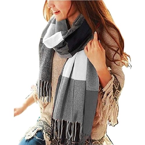 Kariert schal damen - schal, oversized