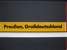 Preußen, Großdeutschland Sticker Aufkleber Reklame Werbung