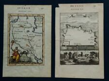 2 Kupferstich-Karten von A. M. Mallet * 17. Jahrhundert