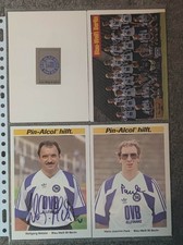 Autogrammkarten blau weiss - 22, blau-weiss
