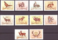 Ungarn 1964 Jagd MiNr. 2079-2088 **