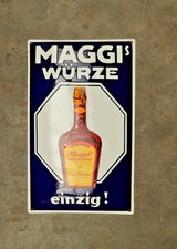 Emailschild Maggi's Würze