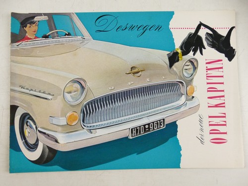 Opel kapitän 1962 - kapitän, faltblatt