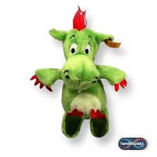 Steiff Plüschtier Drache mit Knopf im Ohr - Stofftier Kuscheltier Grün Rot 22 cm