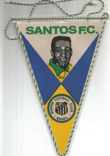 Wimpel 50 Jahre FC Santos mit Pele 1912 - 1962 60er Jahre