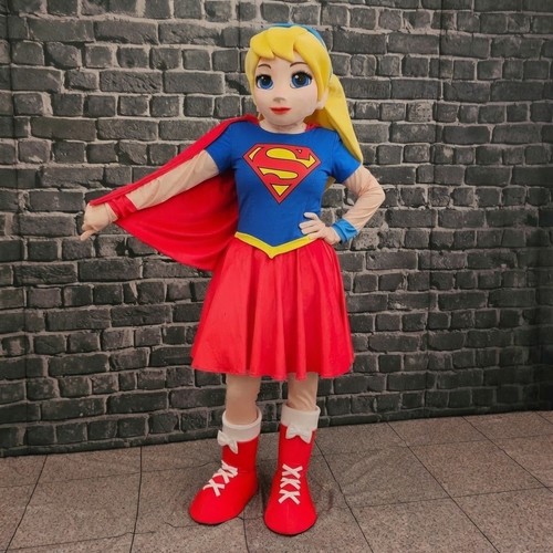 Supergirl mascot costume - 3d,