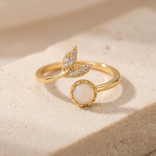 18k gold damen ring - gold,