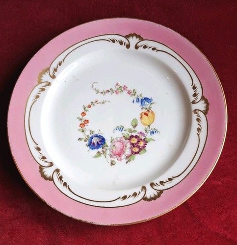 Sevres rosa blumen - jh.,