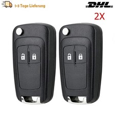 2X Auto Ersatz Klappschlüssel