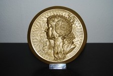 Jugendstil Relief Frauenkopf