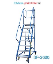 Fahrbare Podestleiter 7 Stufen